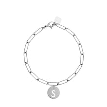 Silver Initial Bracelet (A-Z)