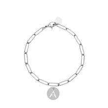 Silver Initial Bracelet (A-Z)