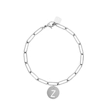 Silver Initial Bracelet (A-Z)
