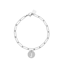 Silver Initial Bracelet (A-Z)