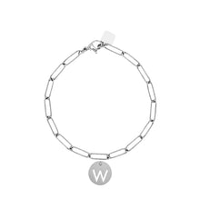 Silver Initial Bracelet (A-Z)