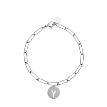 Silver Initial Bracelet (A-Z)