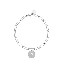 Silver Initial Bracelet (A-Z)