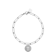 Silver Initial Bracelet (A-Z)