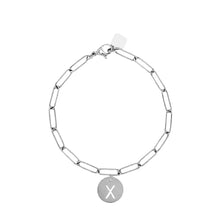 Silver Initial Bracelet (A-Z)