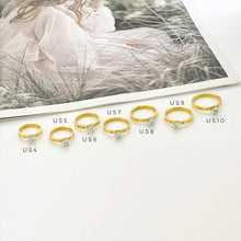 Zirconia Pave Band Ring Rings